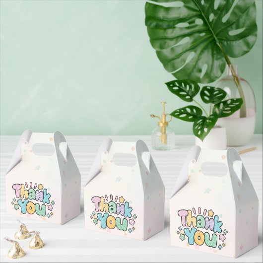 Farbige Dankeschön-Geschenkbox Geschenkschachtel (Zahlreiche)