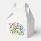 Farbige Dankeschön-Geschenkbox Geschenkschachtel (Vorderseite)
