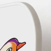 Farbige Darstellung der Mandarinenente Pickleball Schläger (Linke Seite)