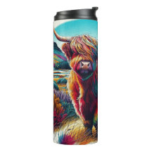 Farbige Darstellung der Regenbogenkuh