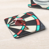 Farbige Dartboard-Untersetzer Getränkeuntersetzer (Linke Seite)