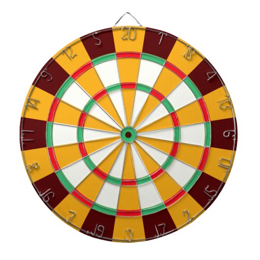Farbige Dartscheibe (vorne)