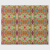 Farbige Designs Geschenkpapier (Flach)