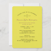 Farbige Diagonal Streifen Foto Graduation Party Einladung (Rückseite)