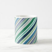 Farbige diagonale Streifen Kaffeetasse (Mittel)