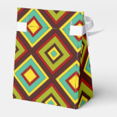 Farbige Diagonalstreifen Geschenkschachtel (Rückseite)