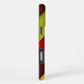 Farbige Diagonalstreifen iPhone Hülle (Rechte Seite)