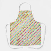 Farbige Diagonalstreifen-Schürze Schürze (Vorderseite)