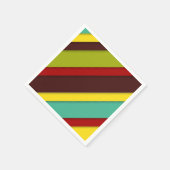Farbige Diagonalstreifen Serviette (Ecke)