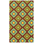 Farbige Diagonalstreifen Tischdecke (Vorderseite)