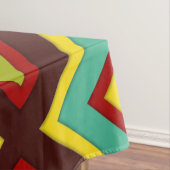 Farbige Diagonalstreifen Tischdecke (Beispiel)