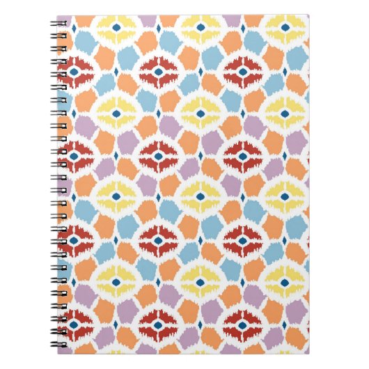 Farbige Diamanten, geometrisch Notizblock (Vorderseite)