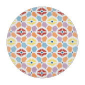 Farbige Diamanten, geometrisch Schneidebrett (Vorderseite)