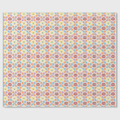 Farbige Diamanten Geschenkpapier (Flach)