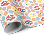 Farbige Diamanten Geschenkpapier (Rolleneckpunkt)