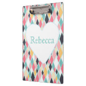 Farbige Diamanten Klemmbrett (Links)