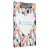 Farbige Diamanten Klemmbrett (Rechts)