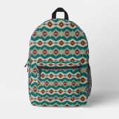 Farbige Diamantformen gemustert Bedruckter Rucksack (Vorderseite)