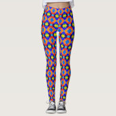 Farbige Diamantmuster-Leggings Leggings (Vorderseite)