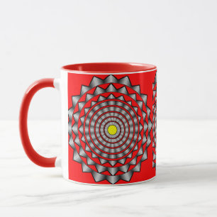 Farbige digitale Design-Kombitasse - Perfekte Größ Tasse