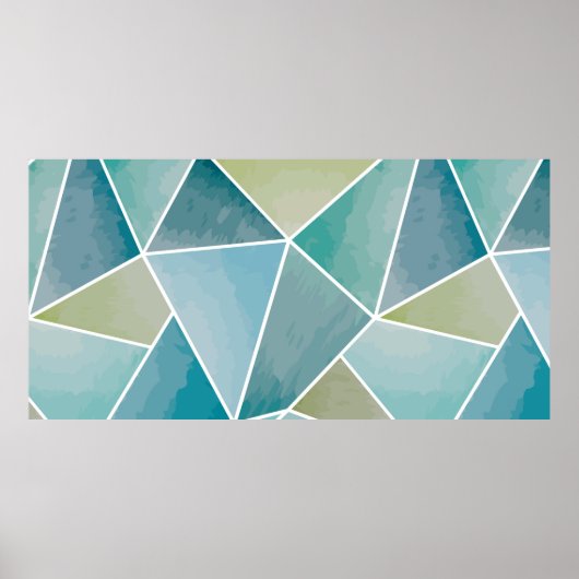 Farbige digitale Wandfliesen Poster (Vorne)