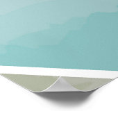 Farbige digitale Wandfliesen Poster (Ecke)