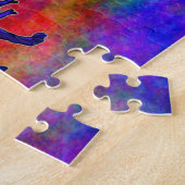 Farbige Dinosaurier Puzzle (Seite)