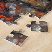 Farbige Dinosaurierknochen Puzzle (Seite)