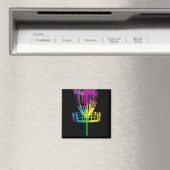 Farbige Disc-Golf-Skizze Magnet (In Situ (Geschirrspüler))