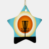 Farbige Disk Golf Basket Keramik Ornament (Rechts)