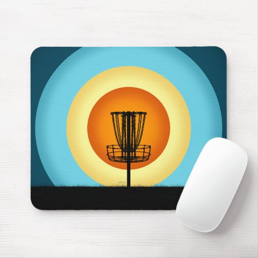 Farbige Disk Golf Basket Mousepad (Mit Mouse)