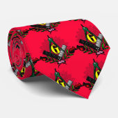 farbige Distel, farbige Distel, farbiges thist… Krawatte (Gerollt)