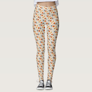 Farbige Ditsy-Blume Leggings