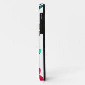 Farbige Dog Paw Print Patches Case-Mate iPhone Hülle (Hinten/Links)