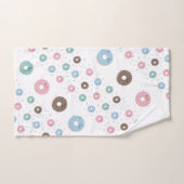 Farbige Donuts Muster Handtuch Set (Handtuch)