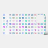 Farbige DoodQuadrate Case-Mate iPhone Hülle (Rückseite (Horizontal))