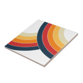 Farbige Doppelbögen im Retro-Stil Fliese (Seite)