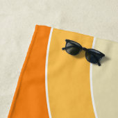 Farbige Doppelbögen im Retro-Stil Strandtuch (Beispiel)