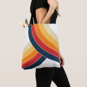 Farbige Doppelbögen im Retro-Stil Tasche (Von Nahem)