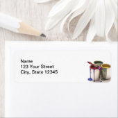 Farbige Dosen in Rot-Grün-Gelb (Insitu)