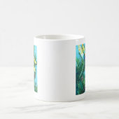 Farbige Drangonfly & Pine Tree Tasse (Mittel)