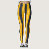 Farbige Dreieck-Streifen Leggings