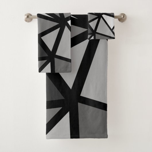 Farbige Dreiecke 6 Badhandtuch Set (Insitu)