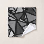 Farbige Dreiecke 6 Badhandtuch Set (Waschlappen)