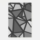 Farbige Dreiecke 6 Post-it Klebezettel (Vorderseite)