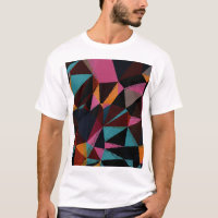Farbige Dreiecke Abstrakter geometrischer Hintergr