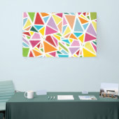 Farbige Dreiecke Banner (Messeveranstaltung)