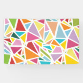 Farbige Dreiecke Banner (Horizontal)