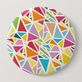 Farbige Dreiecke Button (Vorderseite)