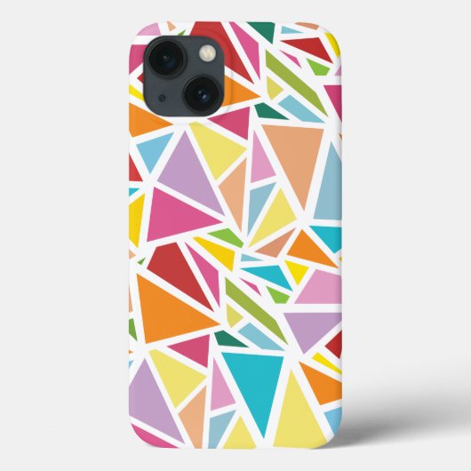 Farbige Dreiecke Case-Mate iPhone Hülle (Rückseite)